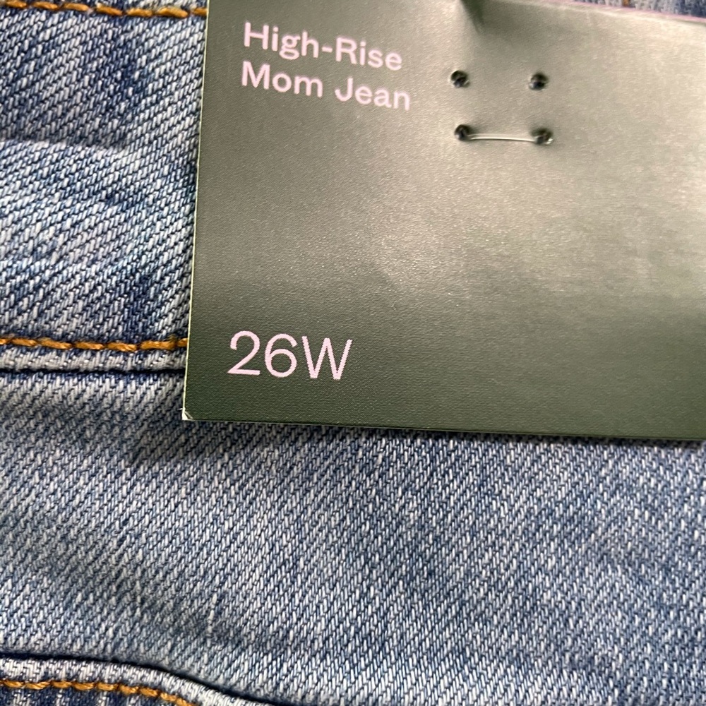 Wild Fable Destroyed Mom Jeans (NWT) - Picture 6 of 8
